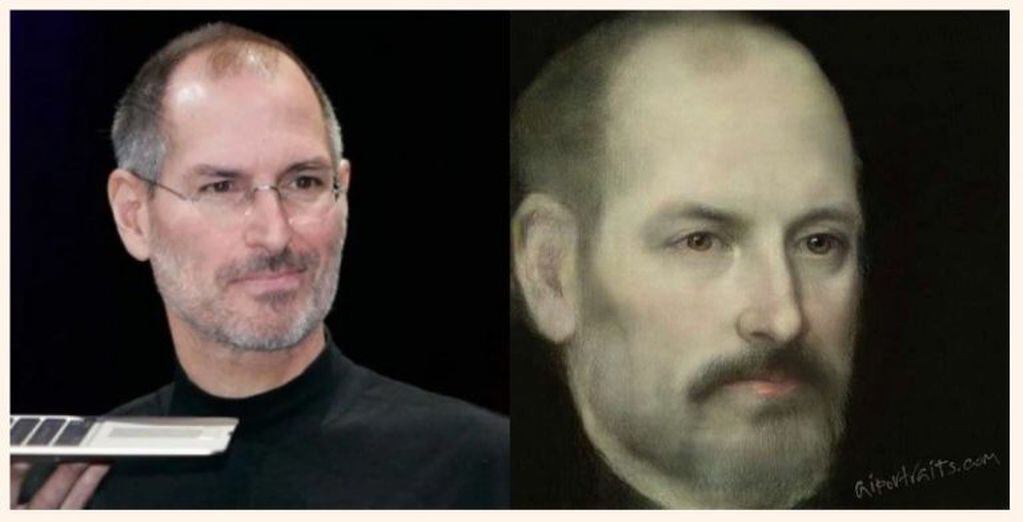 Steve Jobs con Ai Portraits (Web)