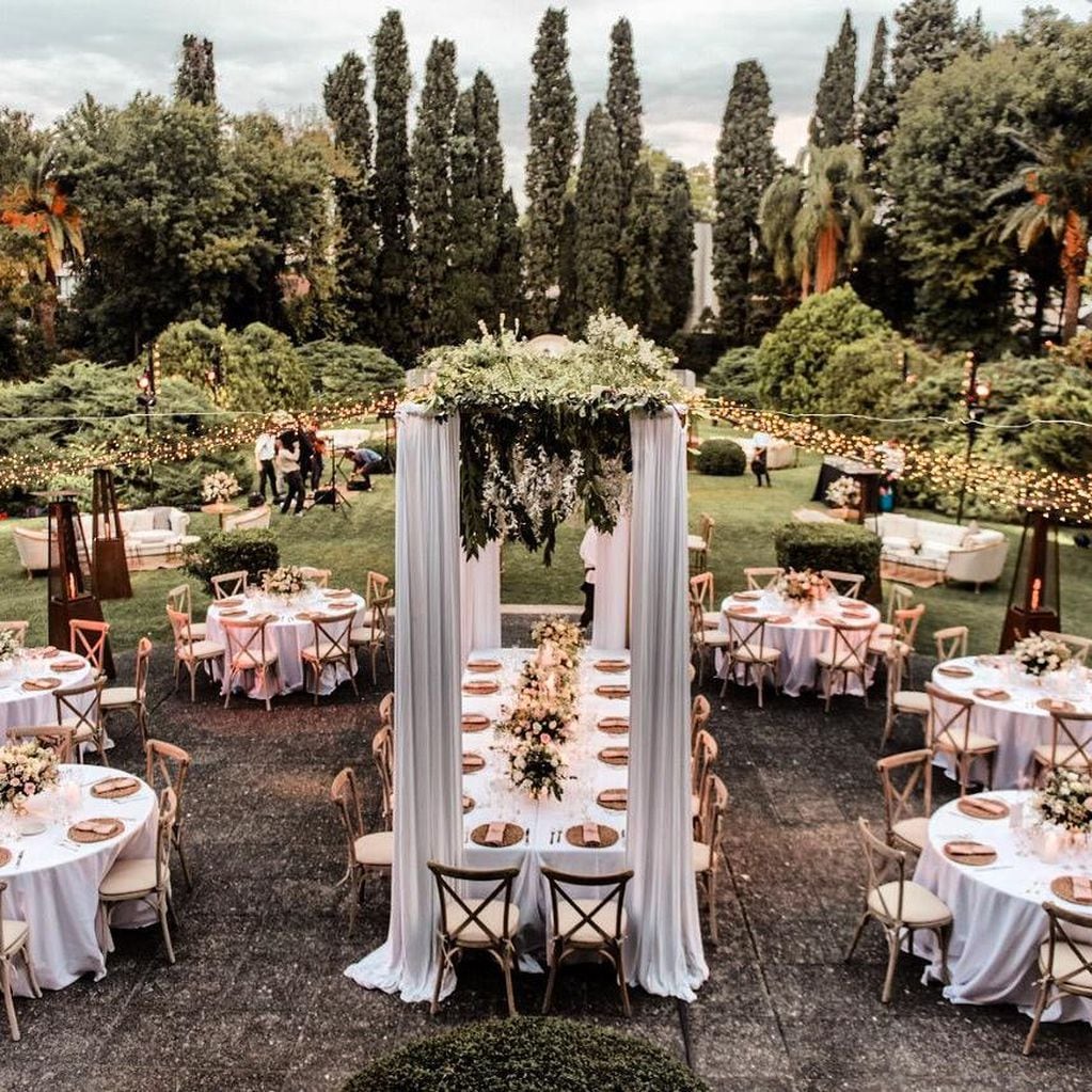 Un casamiento para 300 personas en el Palacio al norte de Buenos Aires.