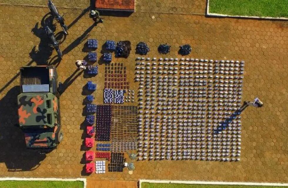 La mercadería fue incautada en cercanías del río Iguazú, en la localidad homónima.