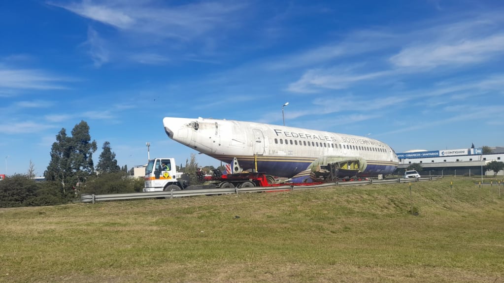 Un gran avión fue visto en Circunvalación de Córdoba.