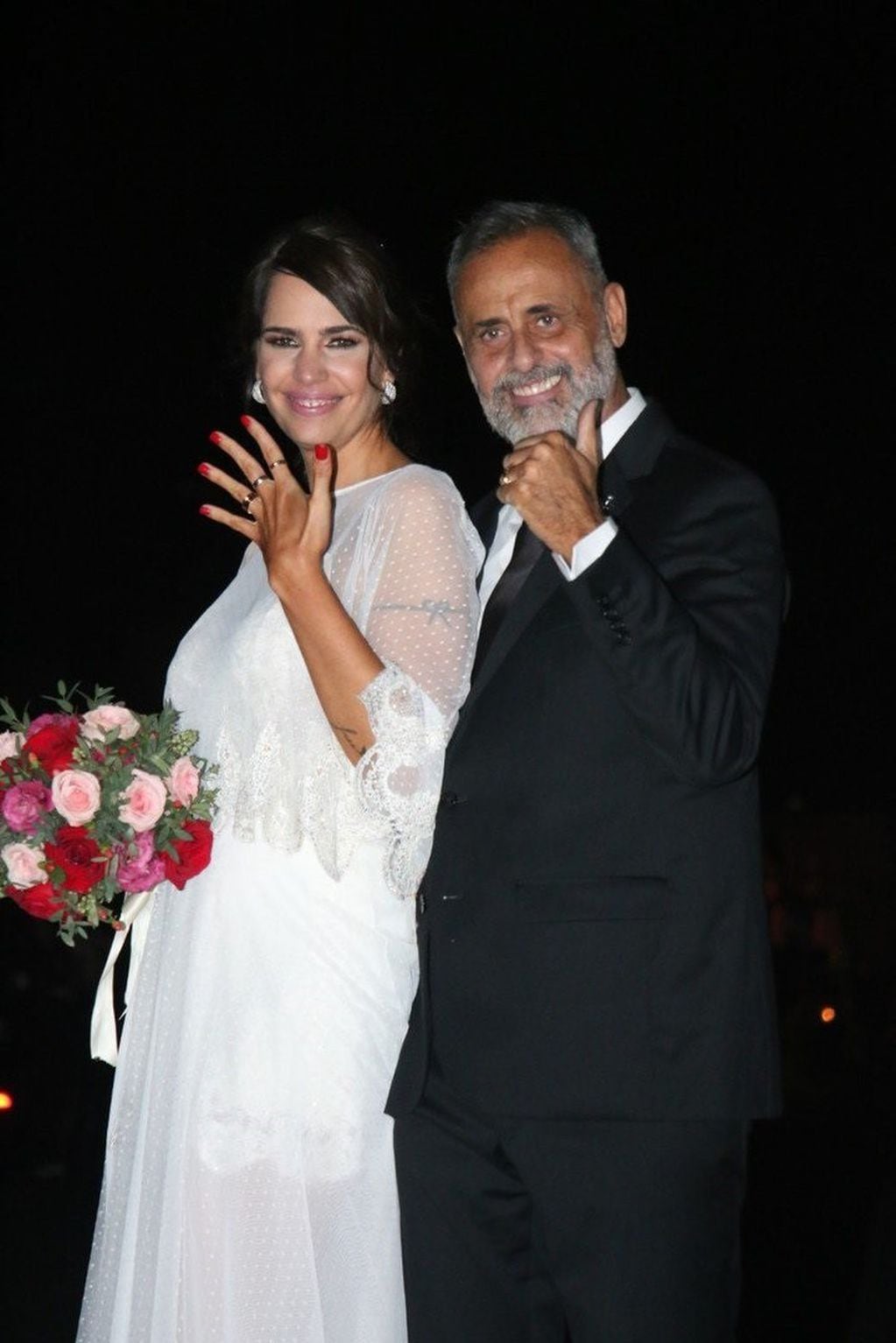 Jorge Rial y Romina Pereiro se casaron en 2019.