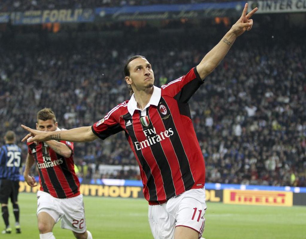 Zlatan Ibrahimovic en Milan en 2012. (Foto: Antonio Calanni/AP)