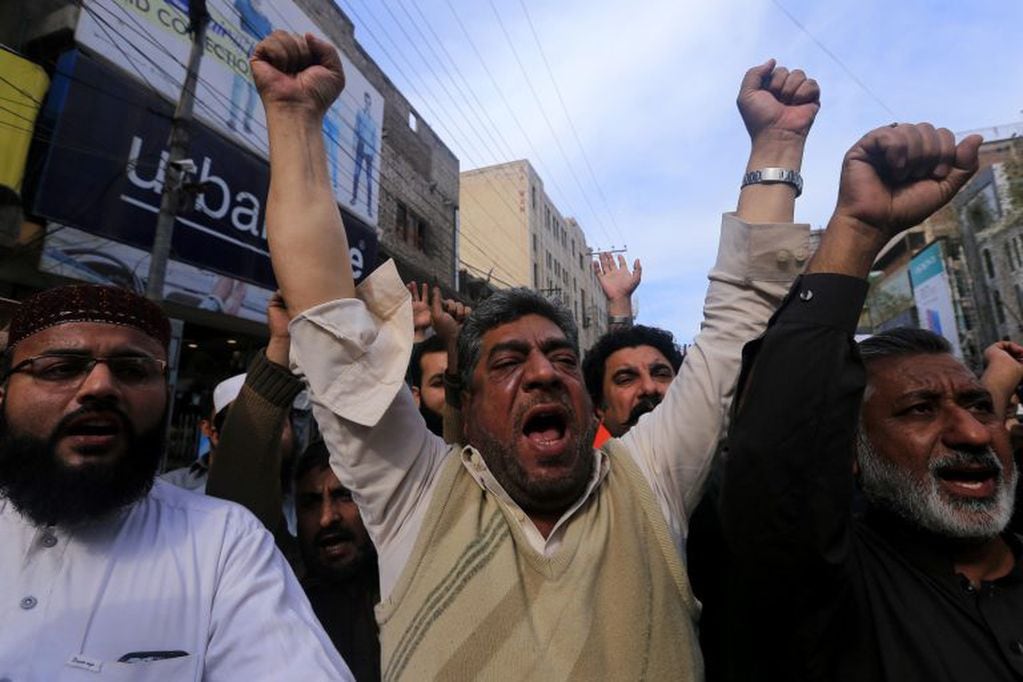 En Pakistán protestaron por la matanza de Nueva Zelanda (Foto: EFE)