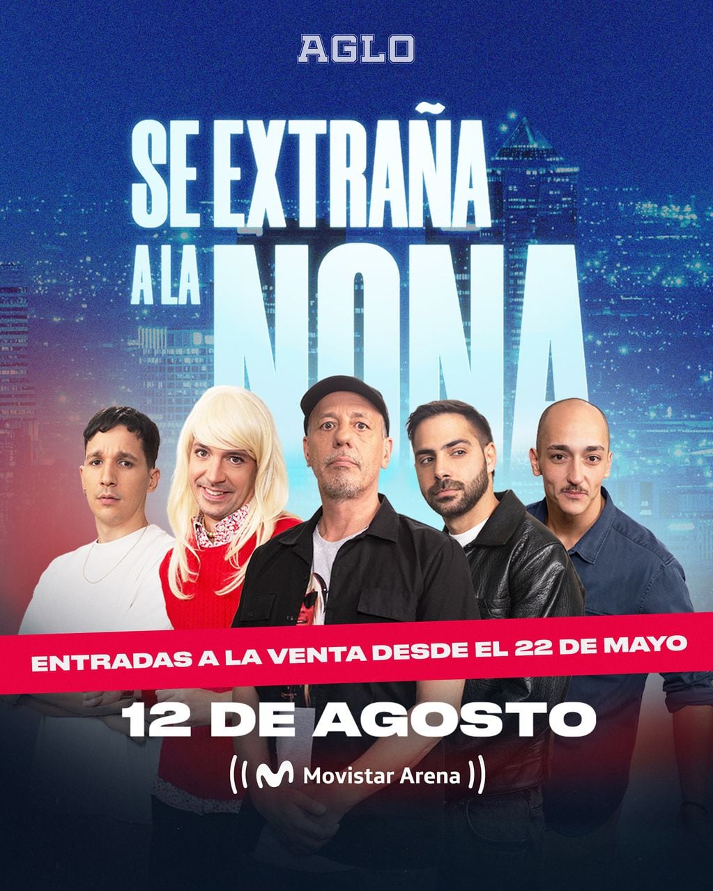 "Se extraña a la nona" brindará un show en el Movistar Arena