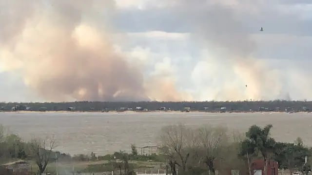 Humo en Rosario