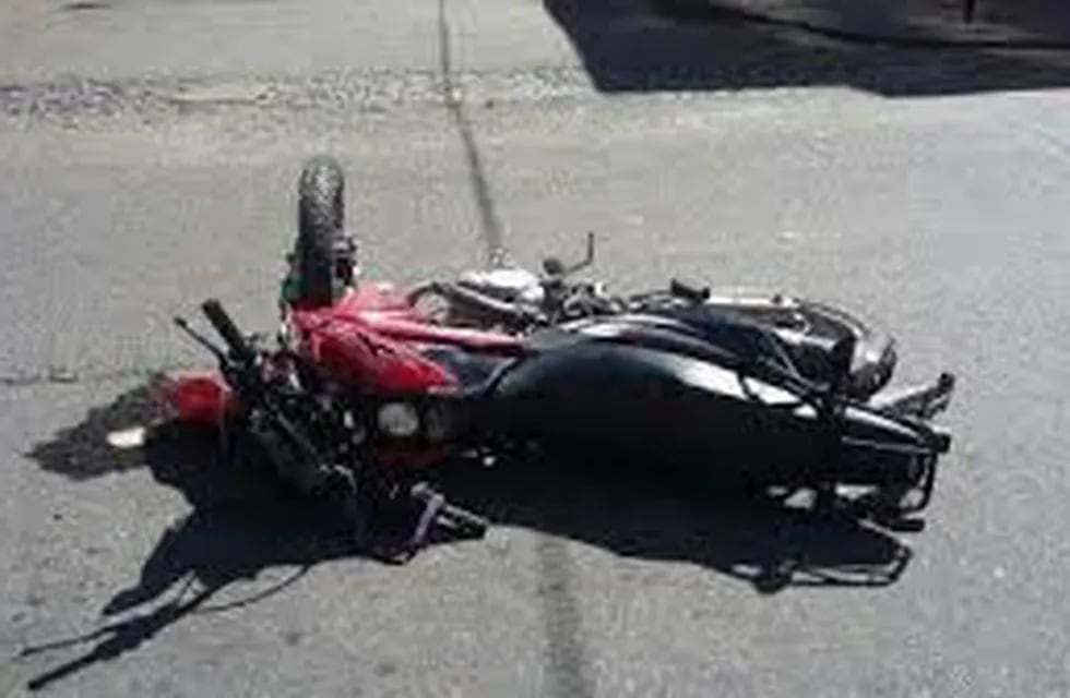 Moto accidente