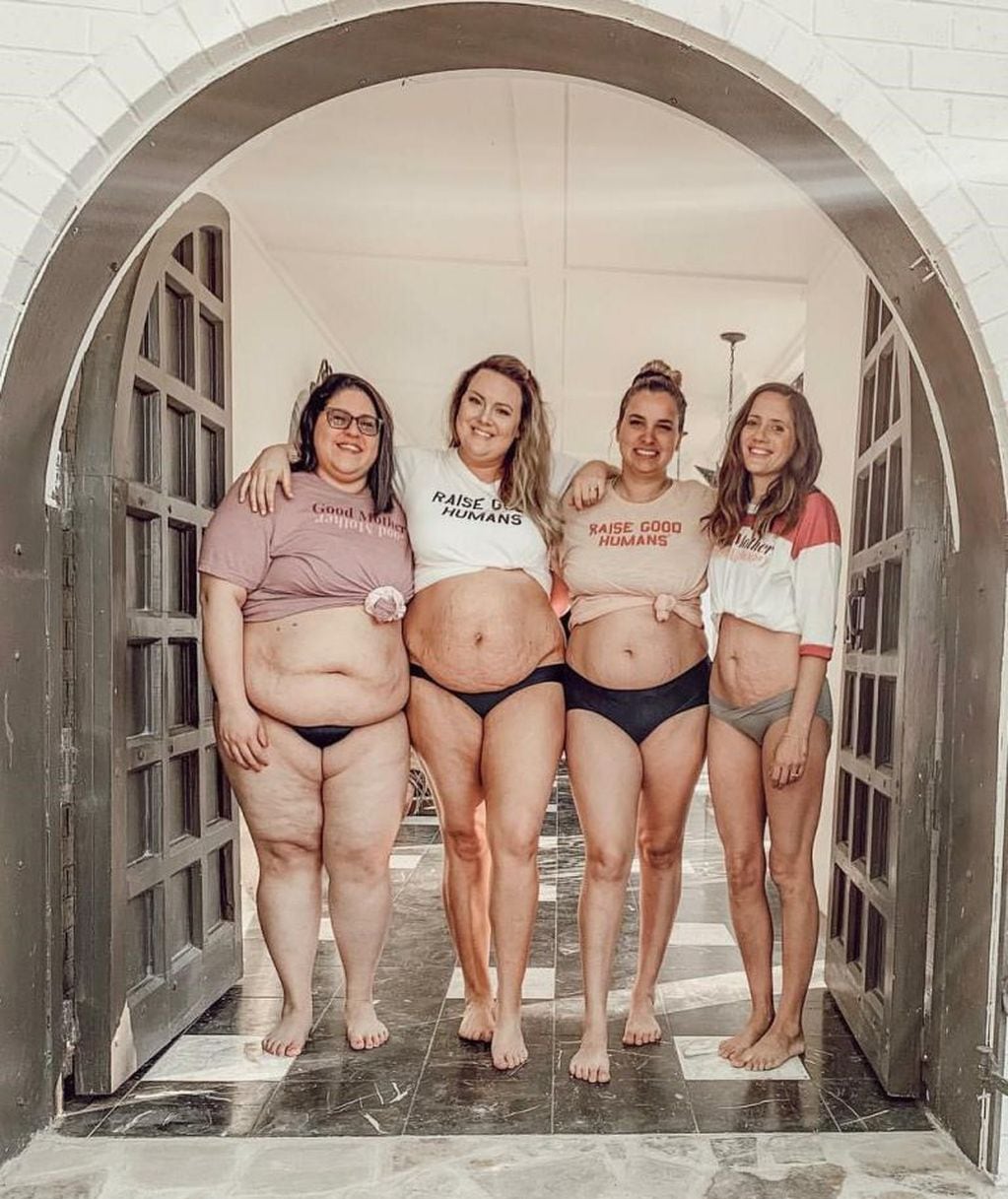 Mostraron sus cuerpos postparto para concientizar y se volvieron virales (Foto: Instagram/thegarciadiaries)