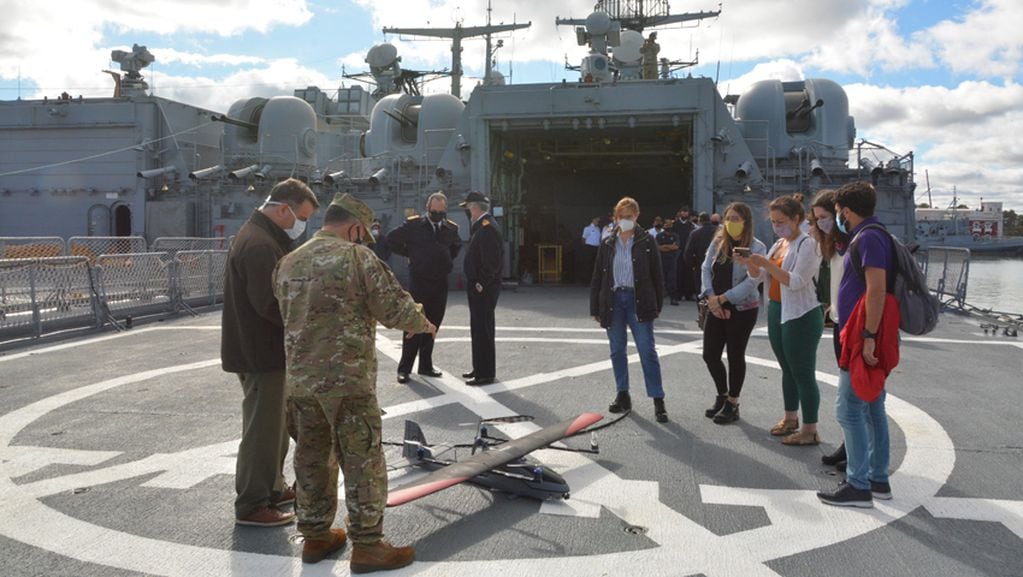 La Secretaria de Defensa visitó la Base Naval Puerto Belgrano