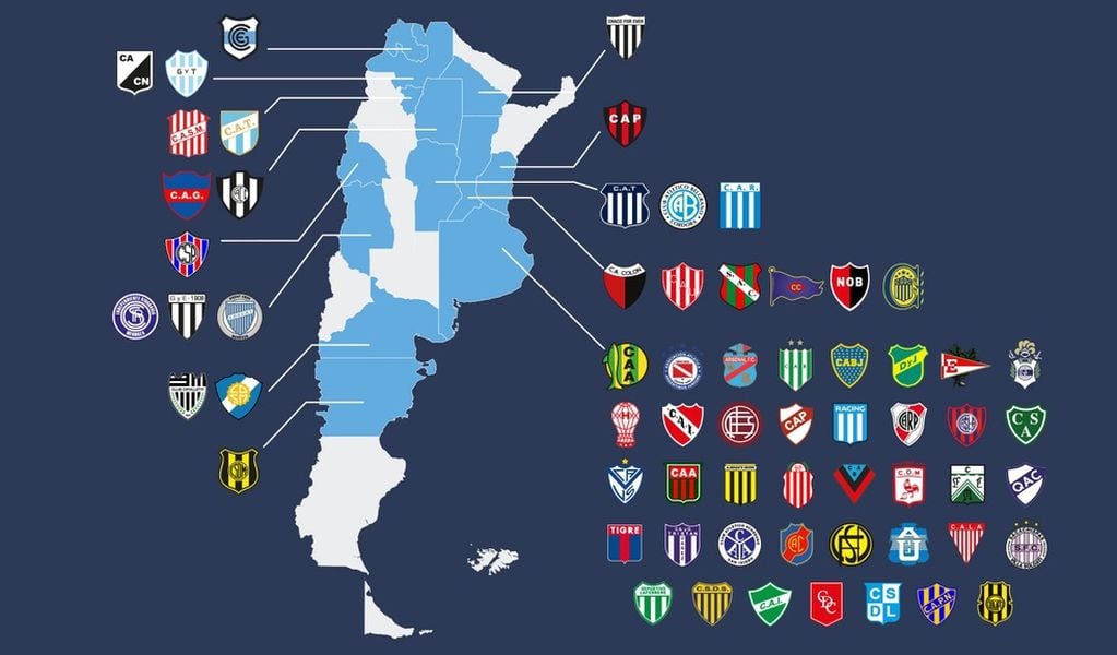 La Copa Argentina AXION energy se disputa en todo el país con la participación de 64 clubes.