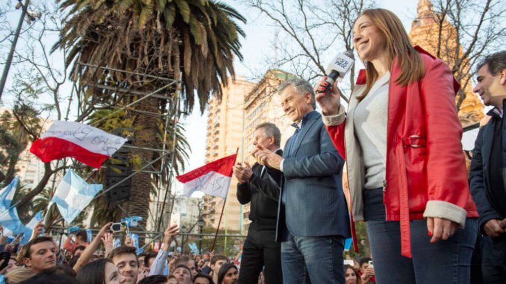 Vidal junto a Macri y Gay en Bahía Blanca