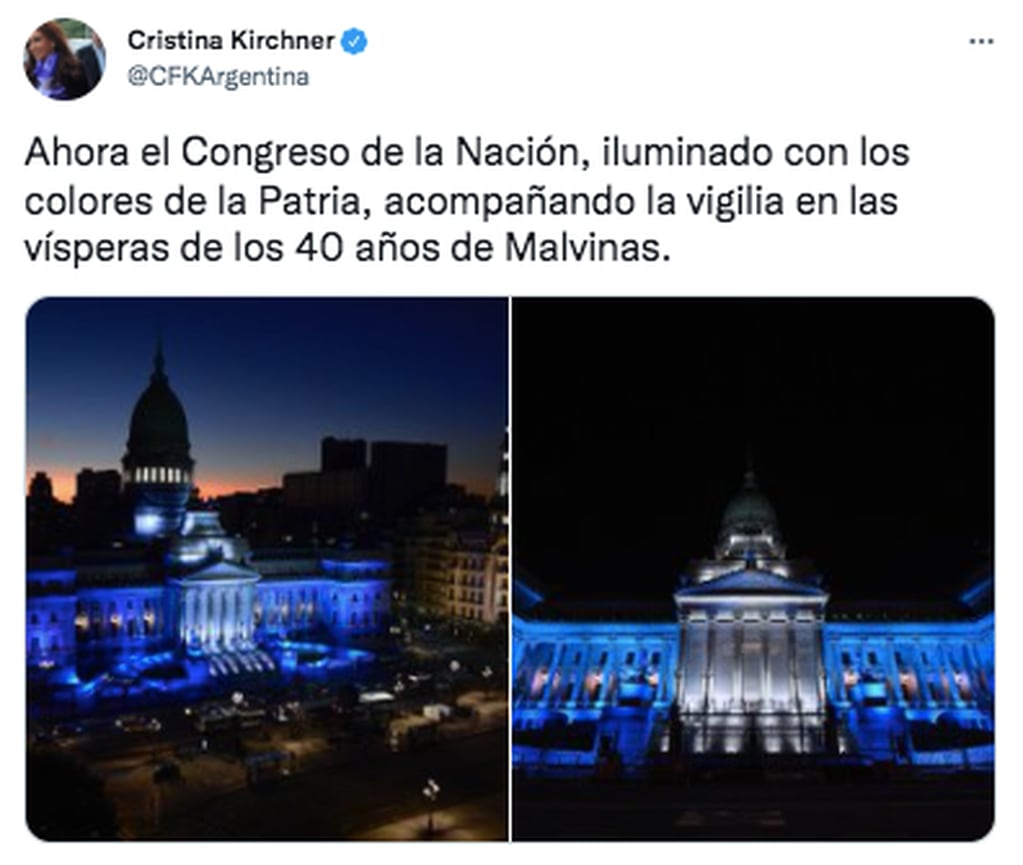 El mensaje de Cristina Fernández de Kirchner tras la vigilia en el Congreso.