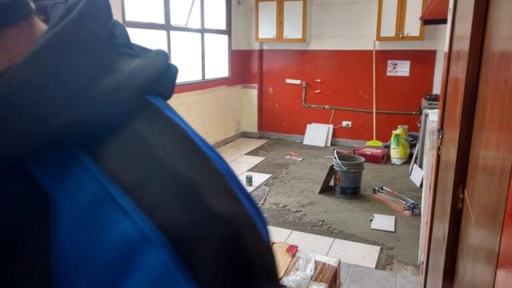 Derrumbe en Escuela Nº31 - Ushuaia