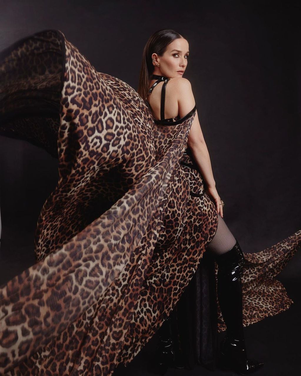 Leopardo y cuero: Natalia Oreiro cautivó a sus seguidores con un look muy rockero