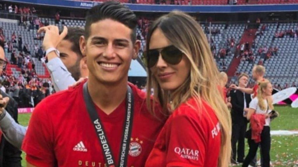 La foto que confirmó la relación de Shannon de Lima con James Rodríguez. (Instagram/@jamesrodriguez10)