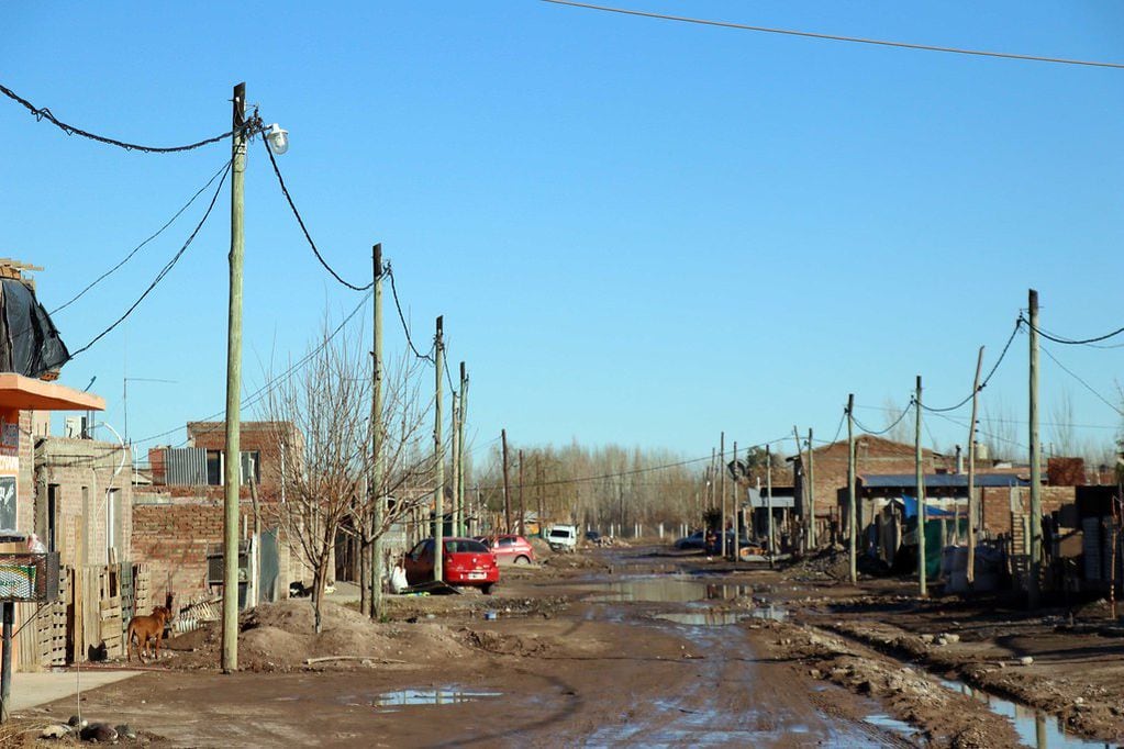 Lugar donde ocurrió el hecho, Barrio Obrero B en Cipolletti.