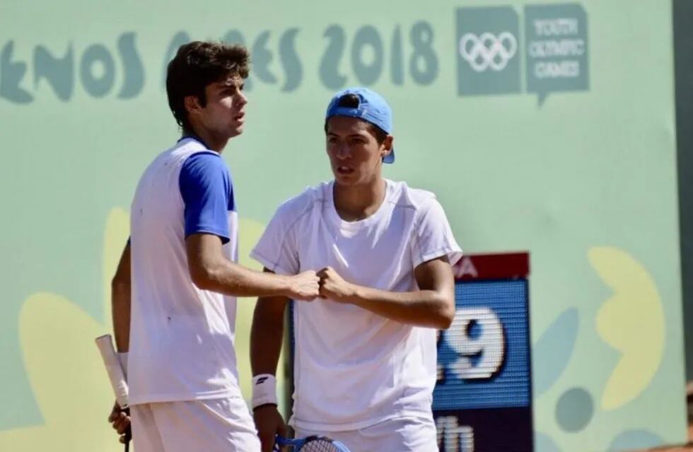 Báez y Acosta, medalla de oro en Tenis (Foto: COI)