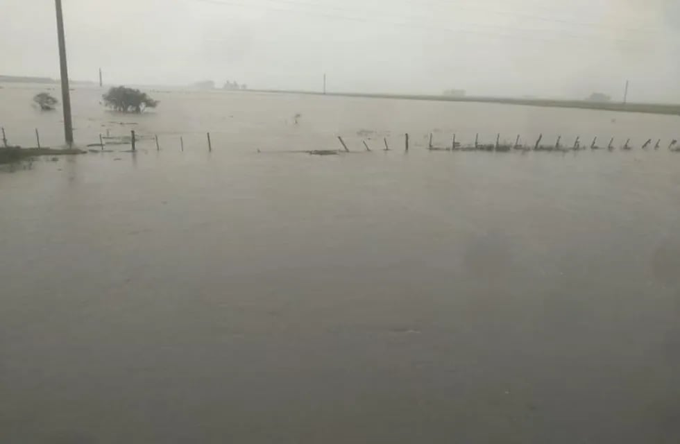 Inundaciones Sur Entrerriano\nCrédito: Facebook