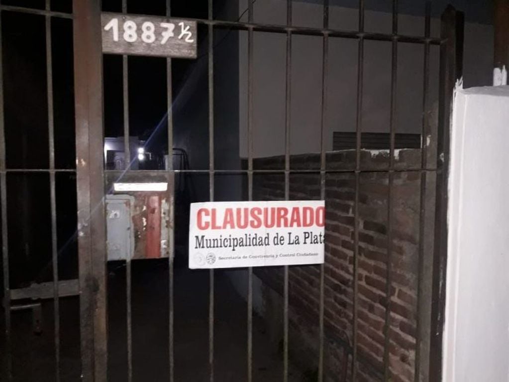 Geriátrico clausurado en La Plata (web).