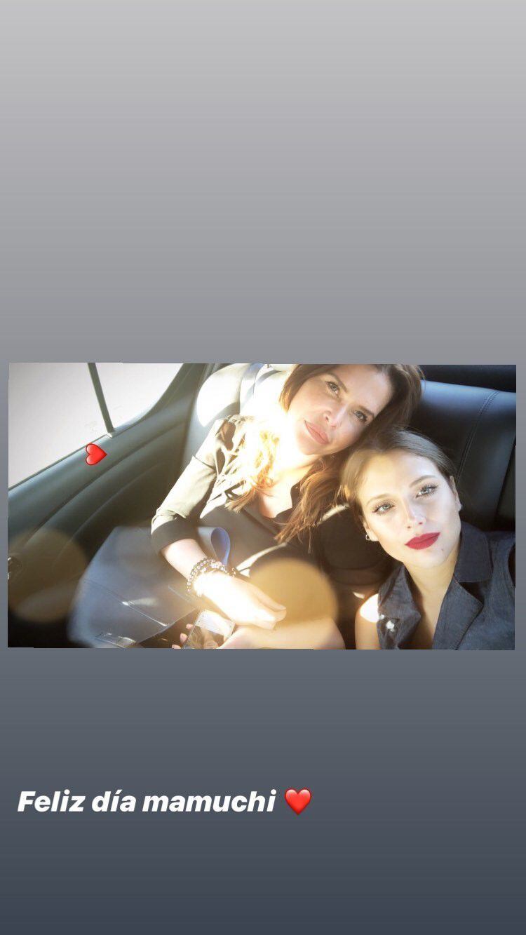 Barbie Vélez le deseó feliz día a Nazarena Vélez con una tierna postal de ambas (Foto: Instagram/ @barbieucheta)
