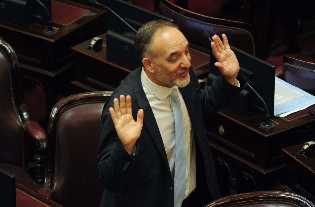 Martín Doñate, el senador ultra K que será representante en el Consejo de la Magistratura. 
Foto Federico López Claro