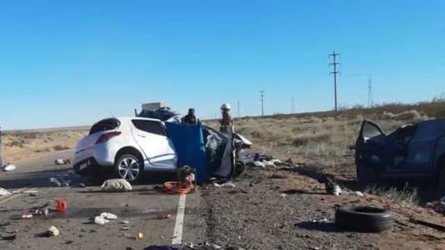 Accidente en Neuquén: tes muertos y cinco heridos por un choque frontal en Chocón Medio