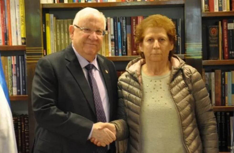 El Presidente de Israel recibió a la madre de Nisman: \