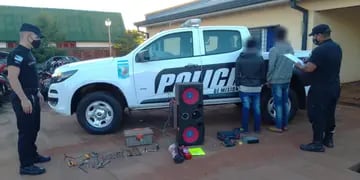 Campo Grande: la Policía detuvo a dos jóvenes por el robo de objetos de un vehículo