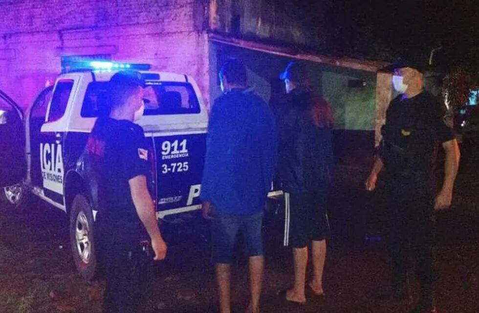 Tras operativos, varios detenidos y un vehículo secuestrado en Eldorado.