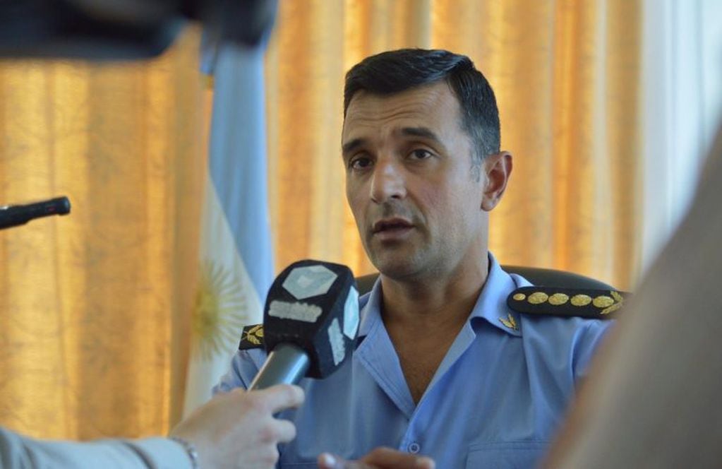Miguel Gómez, jefe de la Policía de Chubut.