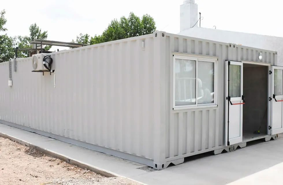 La cámara de frío instalada dentro de un container (APN)