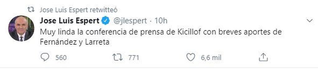 Jose Luis Espert. (Twitter)