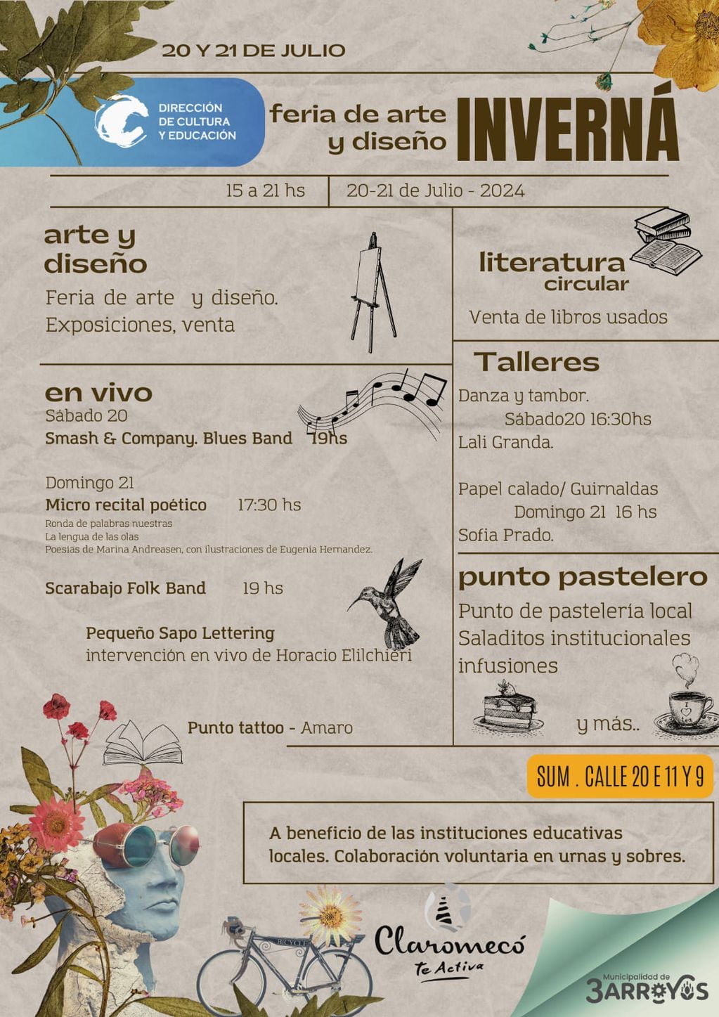 Feria de Arte y Diseño Inverná en Claromecó