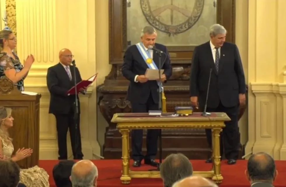 Gerardo Morales tomó posesión como gobernador de Jujuy