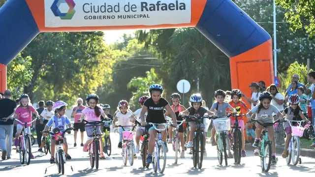 "Ciclismo en los barrios" es muy popular en Rafaela