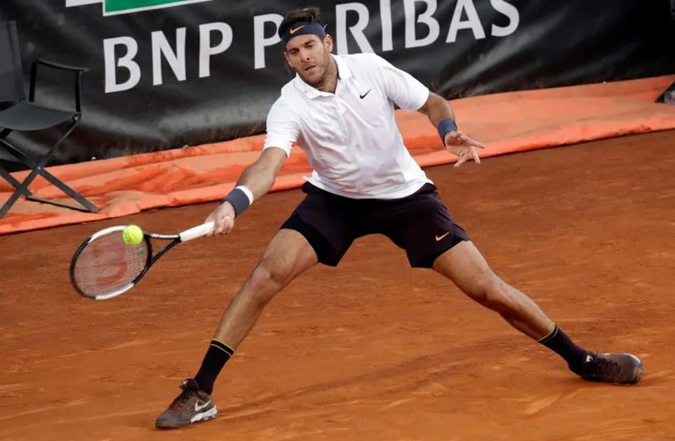 Del Potro y Schwartzman avanzaron a los cuartos de final del Masters 1000 de Roma. (AP)
