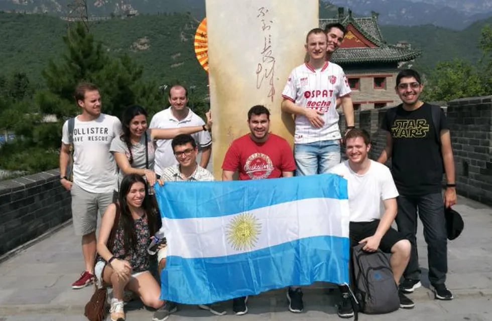 Estudiante cordobés se capacitó en China, como parte de un programa de Huawei que beca a talentos argentinos.