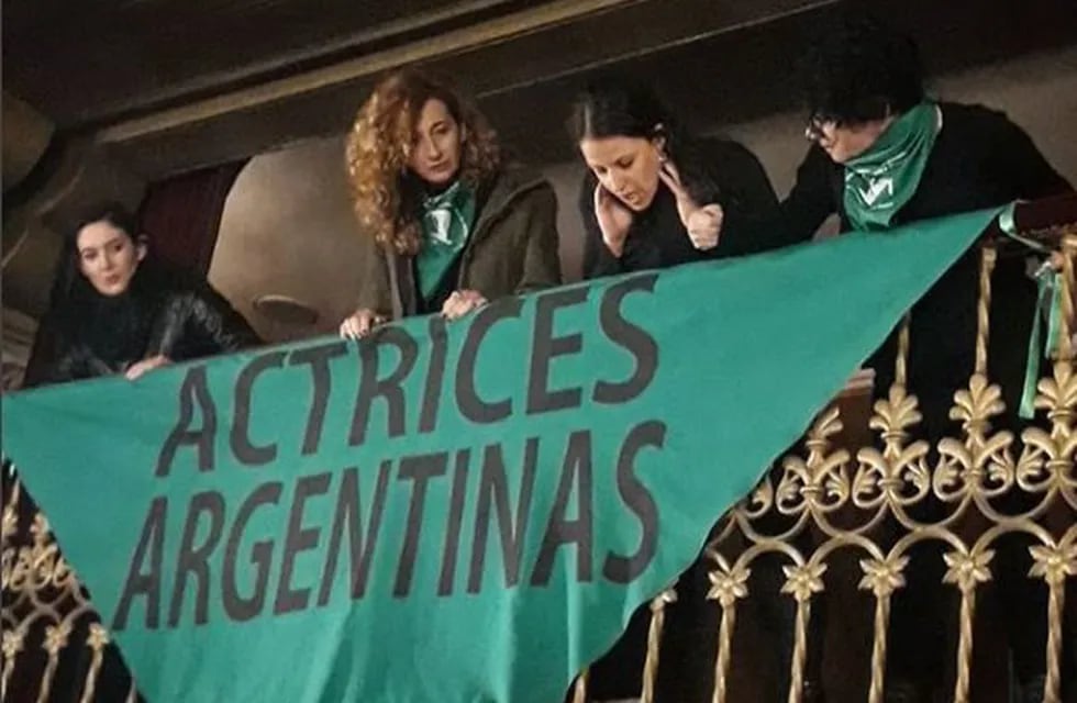 Conferencia de prensa de Actrices Argentinas en el Cervantes (Instagram)