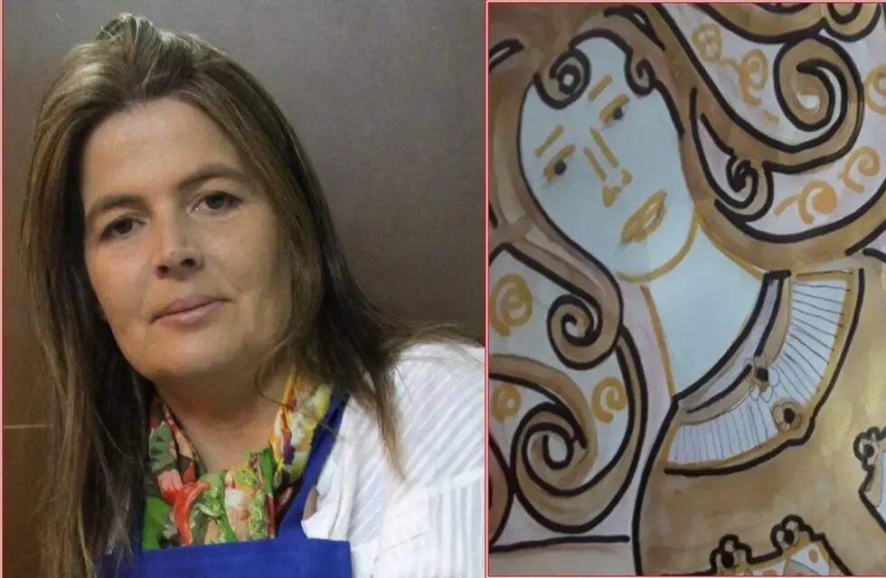Cinthia Poulsen Hornum, Artista Plástica tresarroyense que decora con sus obras el Palacio Real de España subastará uno de sus trabajos