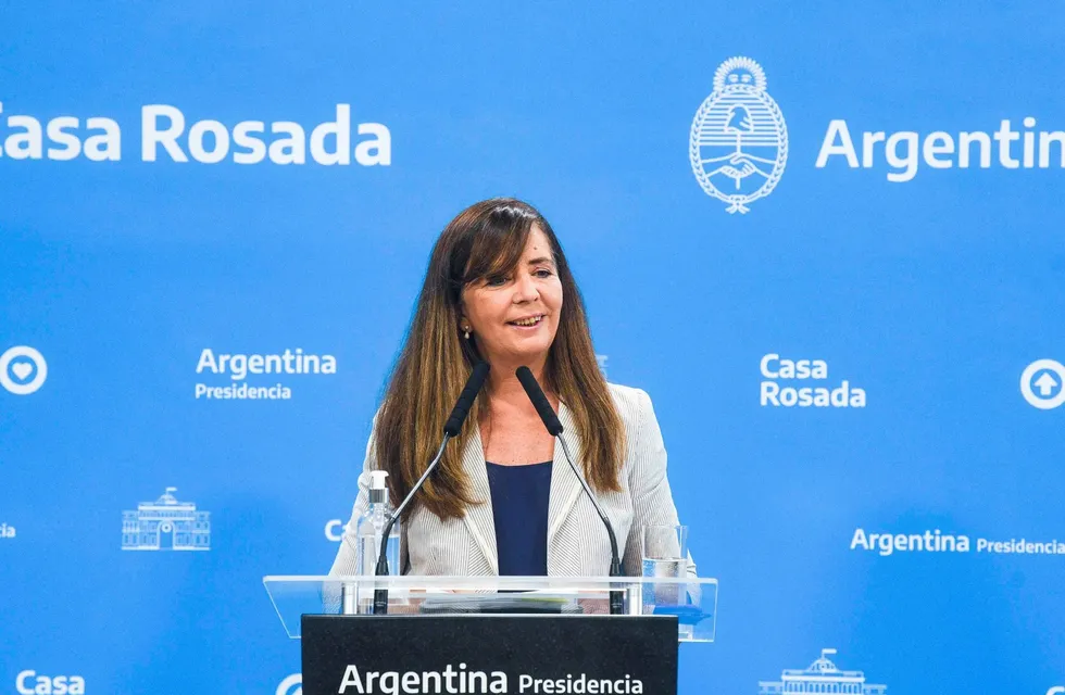 La portavoz del Gobierno aseguró que puede haber un candidato de unidad en el Frente de Todos, pero no significa que deba representar a un solo sector. Foto Clarín.