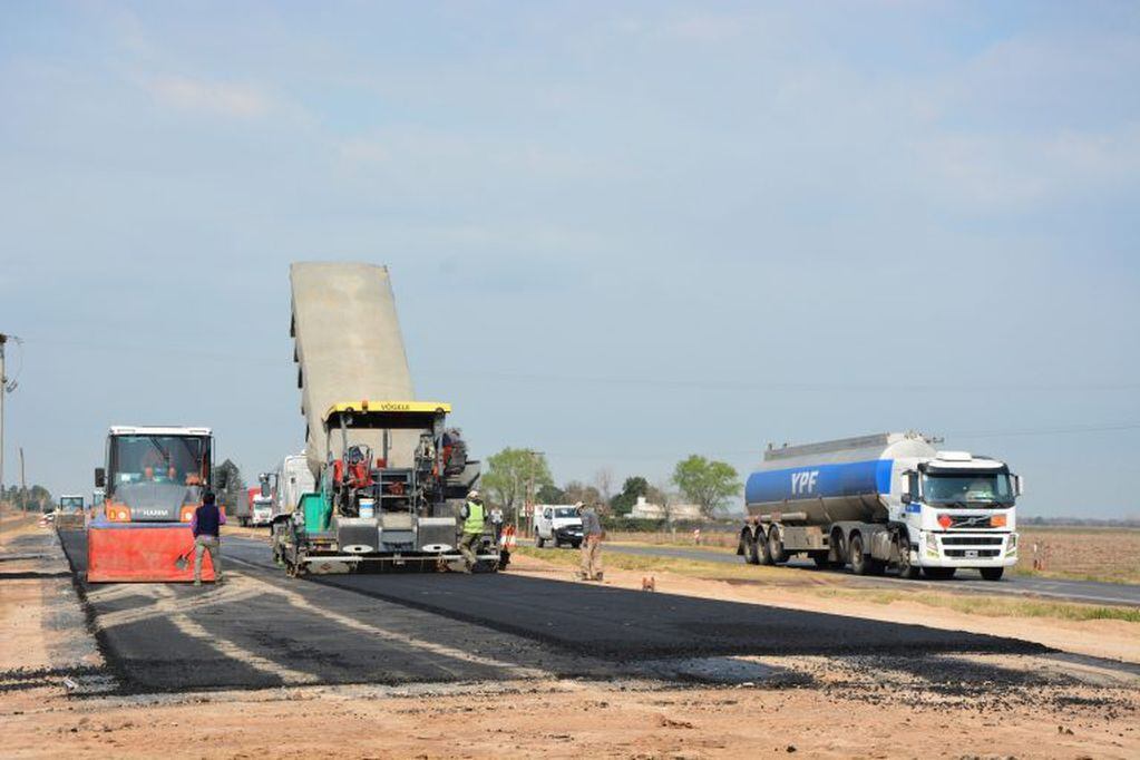 Obras en intercambiadores de la autopista de la Ruta Nacional 34