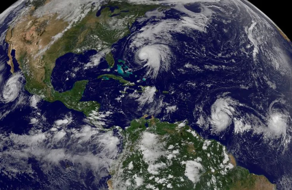 Temporada de huracanes en el Caribe. Foto: AP.