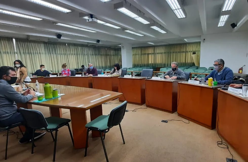 Reunión de comisión del Concejo Municipal de Rafaela