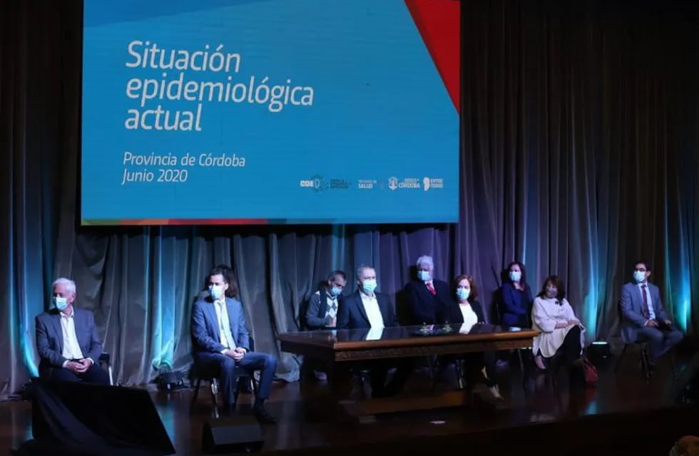 Conferencia para brindar actualización de la situación de Córdoba por el coronavirus.