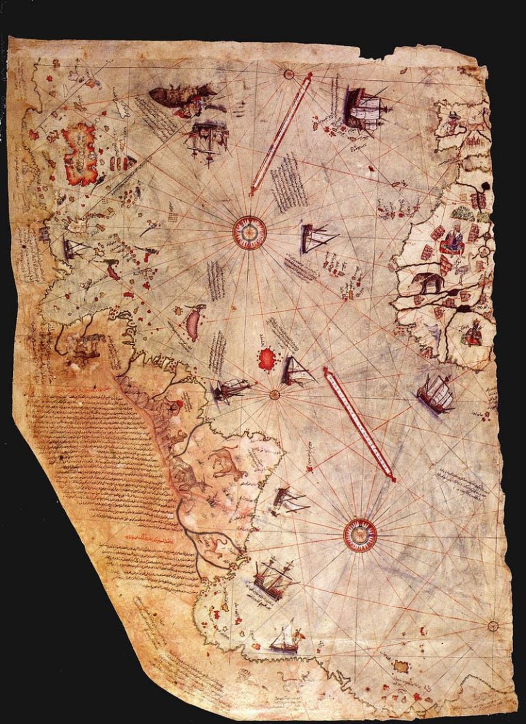 Cartográfia inmediantamente después del viaje de Vespucio.