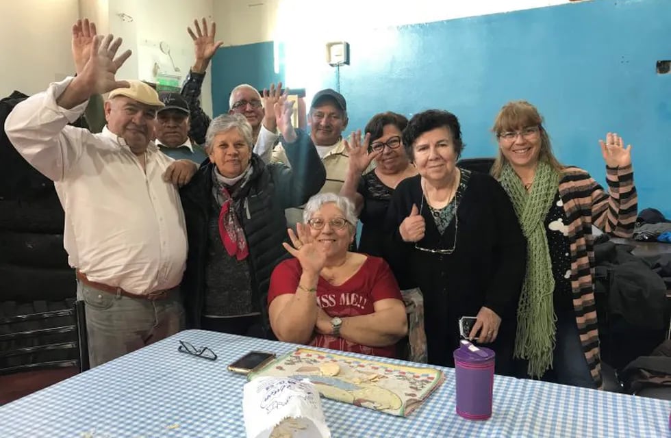 Integrantes del centro de jubilados Tolwen, Tolhuin Tierra del Fuego.