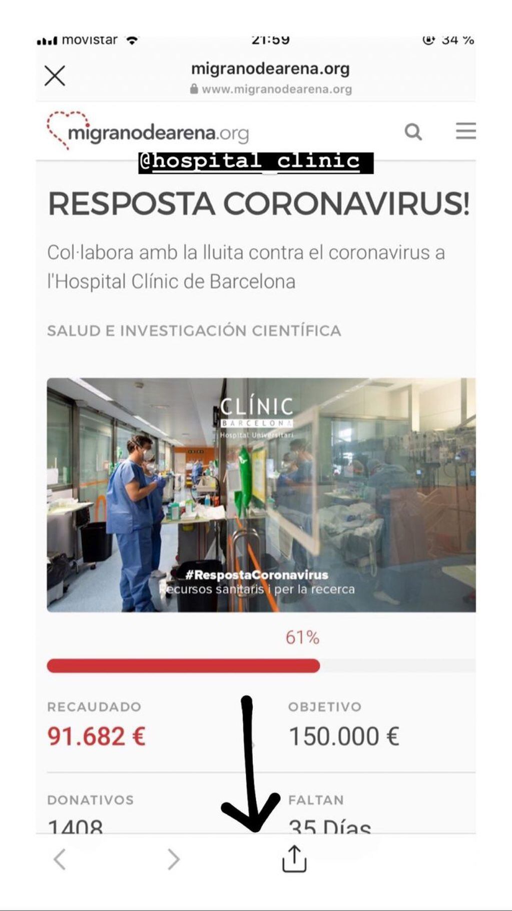 El pedido de Antonela Roccuzzo para ayudar a combatir el coronavirus (Instagram)