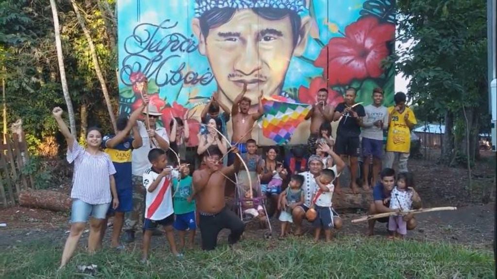 La Casa de la Resistencia Mbya Guaraní.