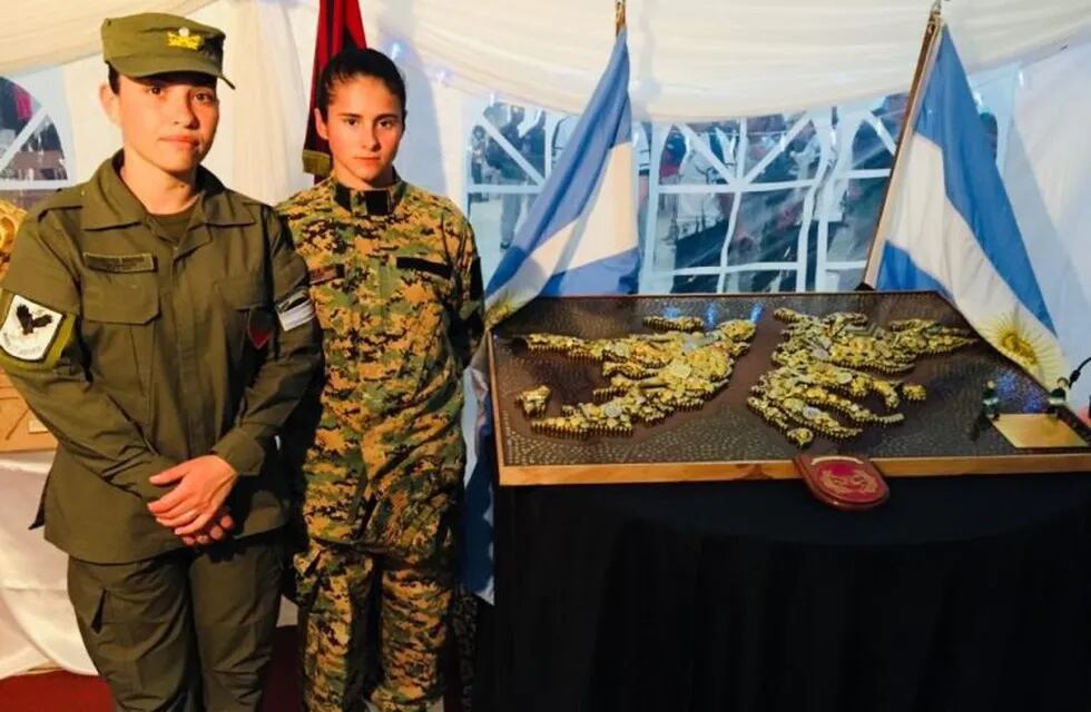 Obra de aspirantes a gendarmes de Córdoba, en honor a los combatientes de Malvinas