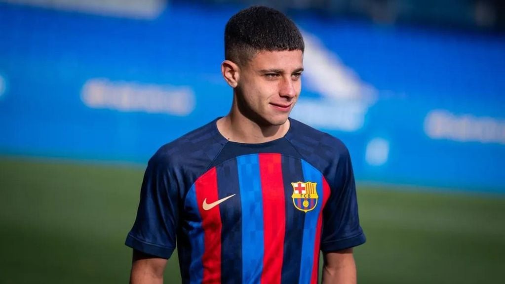 Lucas "Pocho" Román ya se incorporó a los entrenamientos del Barcelona.