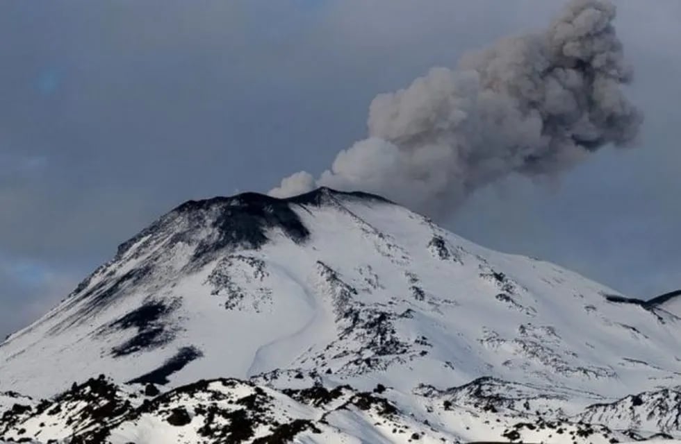 Volcán en Chile.